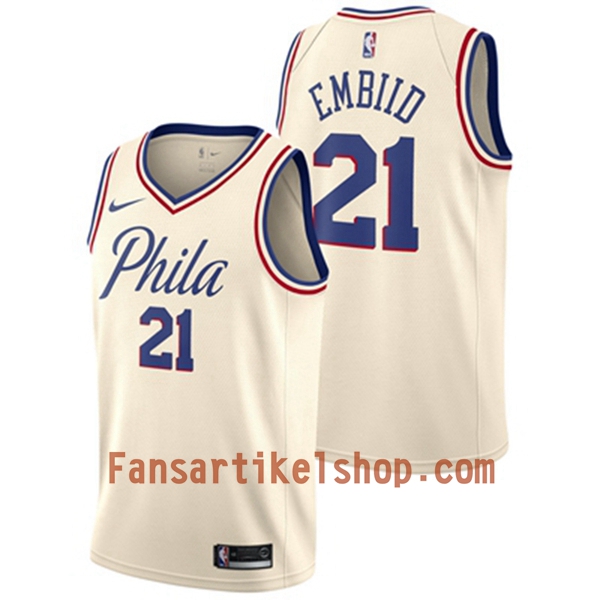 NBA Philadelphia 76ers Trikot Joel Embiid 21 Nike City Edition Swingman - Herren NBA Philadelphia 76ers Trikot Joel Embiid 21 Nike City Edition Swingman - Herren